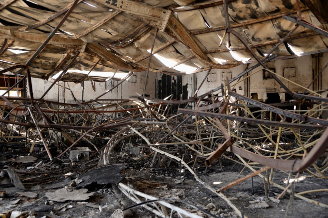 sala unde a avut loc incendiul de la nunta din irak