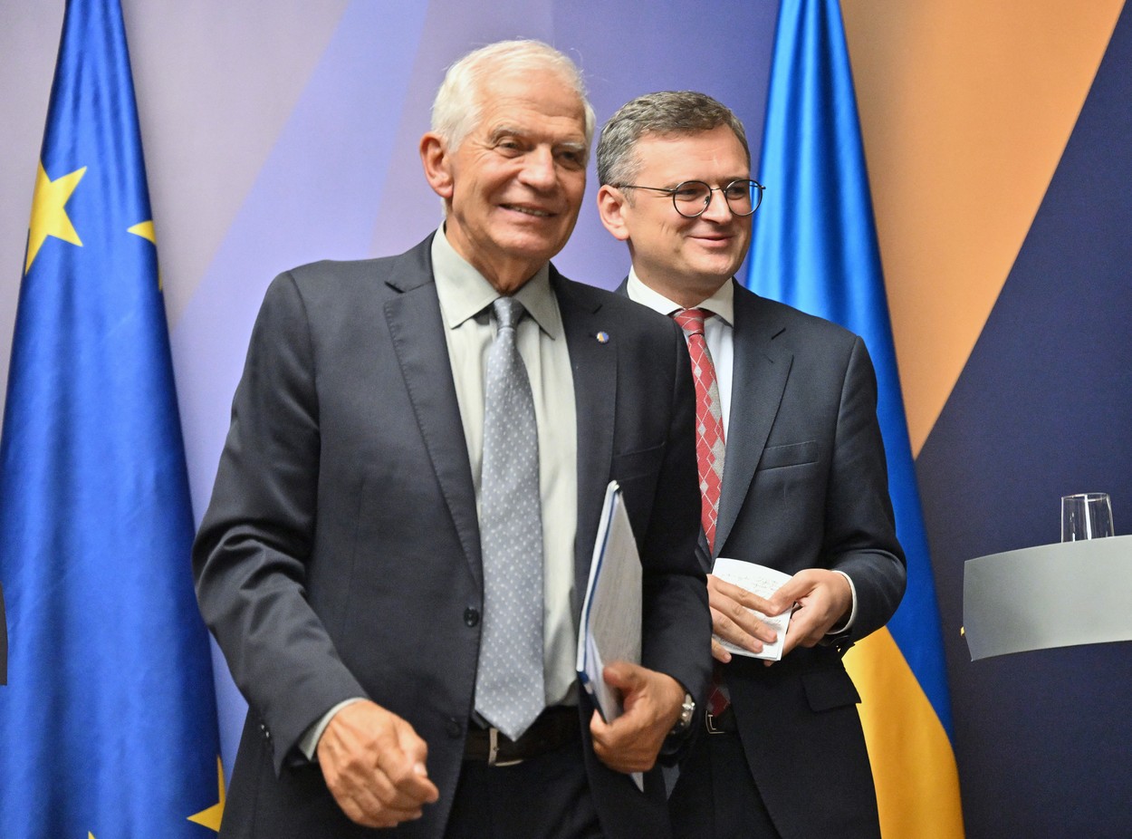 Întâlnire „istorică” a miniștrilor de Externe din UE la Kiev. Ucraina primește un ajutor de 5 miliarde de euro