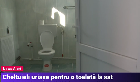 Caz revoltător la Gorj. Un primar a dat 100.000 de euro pentru toaleta unei școli cu 35 de elevi