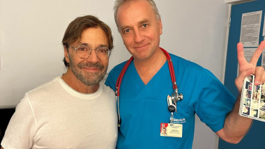 Al Di Meola si un medic de la spitalul bagdasar-arseni