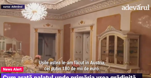 Imagini uluitoare dintr-un palat recuperat de Primăria Timișoara de la interlopi: Uși blindate și mobilier aurit de sute de mii de euro