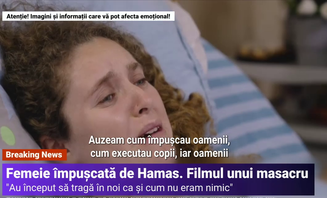 „Dacă nu te ridici, vom muri”. Povestea unei femei care a supraviețuit atacurilor Hamas, după ce a fost împușcată de 6 ori în picior