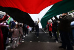 Pro-Palestine rally, London, UK - 14 Oct 2023