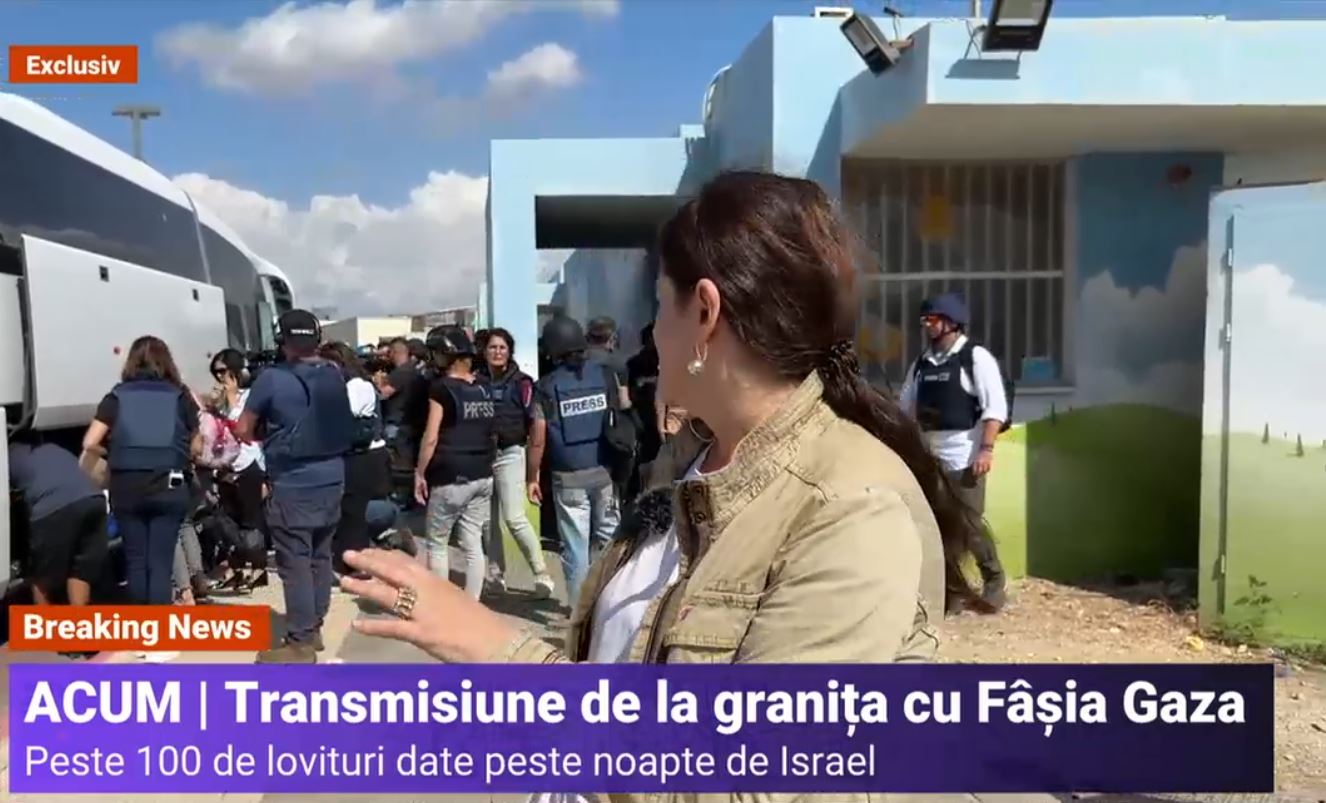 Corespondență Digi24 la granița Israelului cu Fâșia Gaza: Imagini în exclusivitate cu evacuarea israelienilor