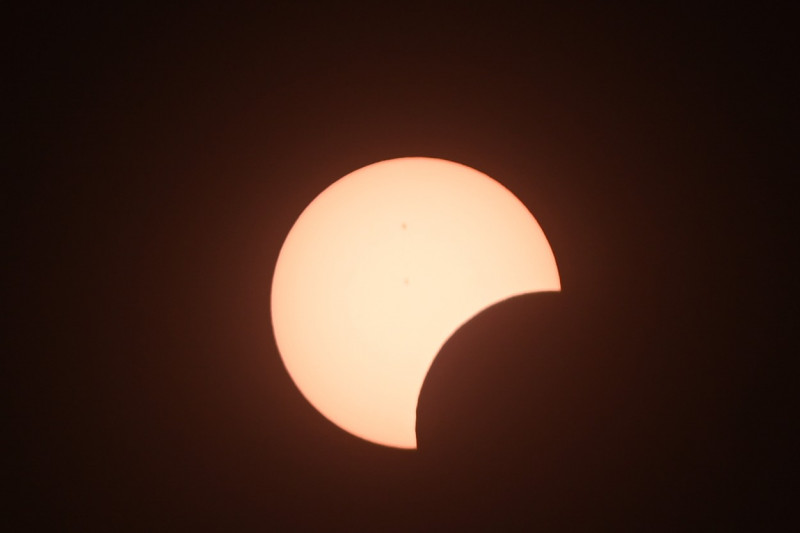 Solar Eclipse Seen From Brazil In The City Of Brasilia, Brasília - 14 Oct 2023