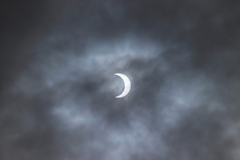 Non Exclusive: Anular Solar eclipse Observed in Nezahualcóyotl