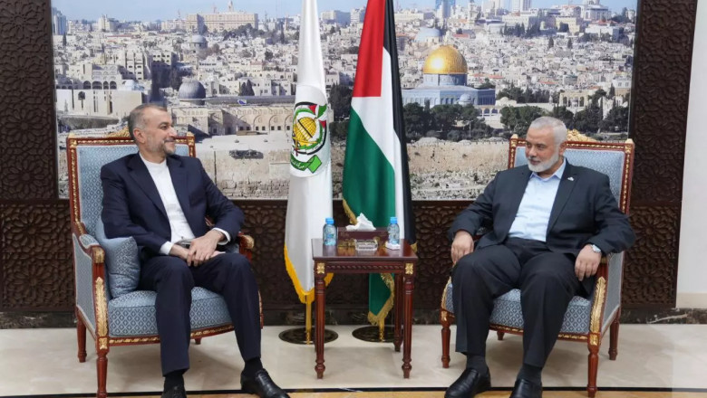 Liderul grupării islamiste Hamas și ministrul de Externe al Iranului s-au întâlnit sâmbătă seara în capitala Qatarului, Doha