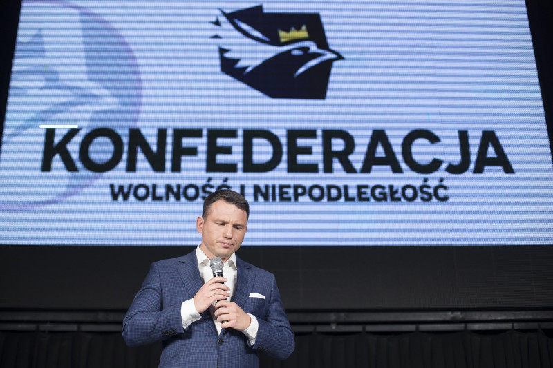 Election Night Of Konfederacja Party In Warsaw, Poland - 15 Oct 2023