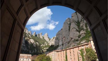 Mănăstirea Sfânta Maria de pe muntele Montserrat, Catalonia, Spania