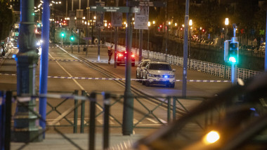 mașini de poliție la locul atentatului terorist din Bruxelles