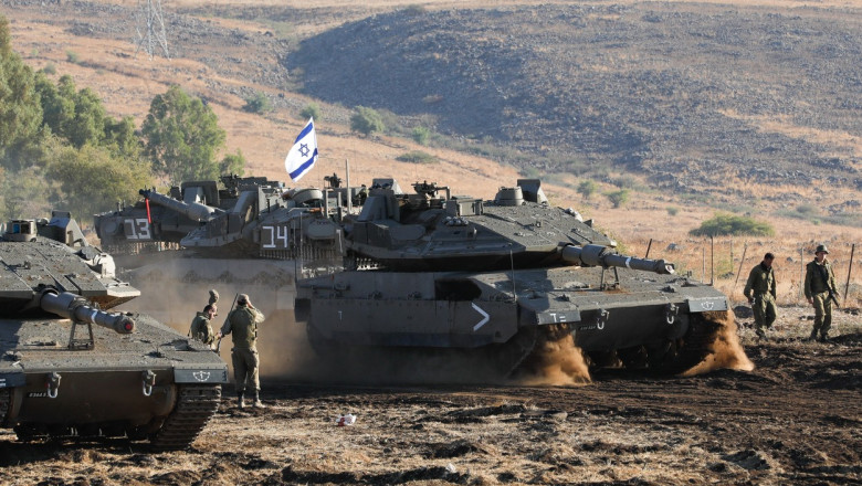 tancuri israeliene și militari IDF