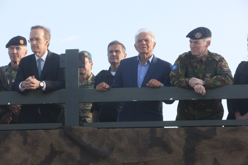 Josep Borrell visits the Rota Naval Base..