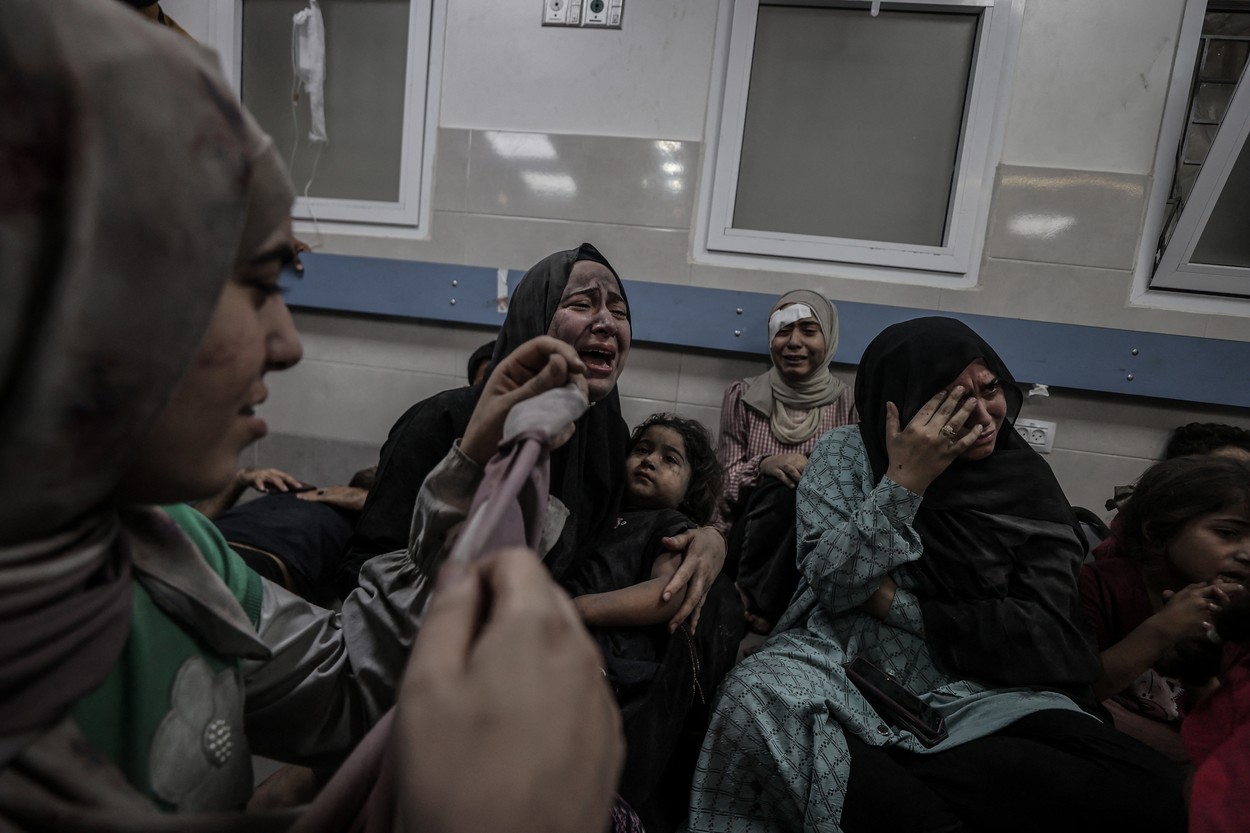 Reacții internaționale după atacul asupra spitalului din Gaza, soldat cu sute de morţi
