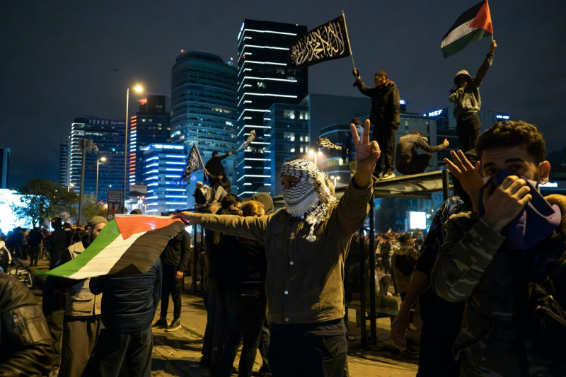 Israel protests in turkey continue