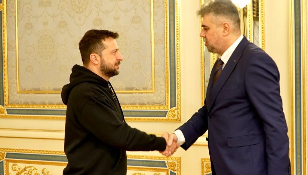 Limba română, decretată limbă oficială pentru românii din Ucraina. Marcel Ciolacu: „Apreciez sprijinul preşedintelui Zelenski”