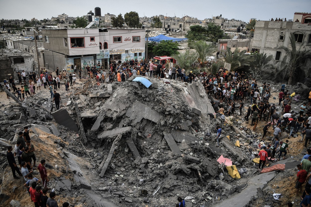 Armata israeliană anunță că a lovit peste 200 de ținte în Fâșia Gaza peste noapte. 1.500 de militanți Hamas au fost uciși în Israel