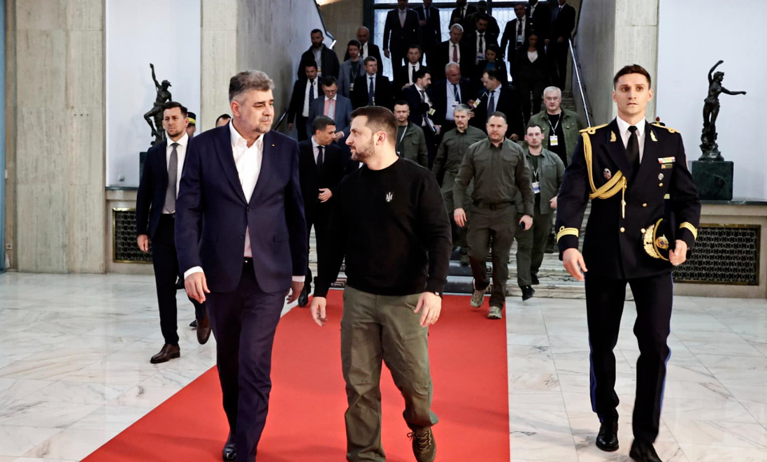 Marcel Ciolacu: O singură rugăminte a avut preşedintele Zelenski - să ajutăm Ucraina, cum am făcut-o şi până acum