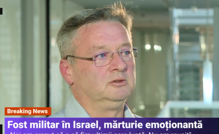 Mărturia emoționantă a unui fost militar în Armata Israelului: Am crezut că noi suntem ultimii care mai luptăm și e dureros