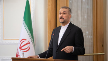 Press conference of the Foreign Minister of Iran, Tehran - 23 Nov 2022