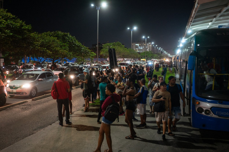 Recreio dos Bandeirantes, Rio de Janeiro, trafic blocat