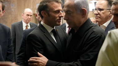 Israel French president Emmanuel Macron visit