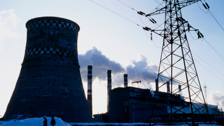 Fossil-fuel power station in Moscow, Russia