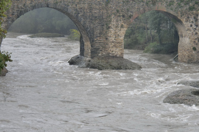 Heavy Rains Cause Rivers To Overflow, Bergamo, Italy - 24 Oct 2023