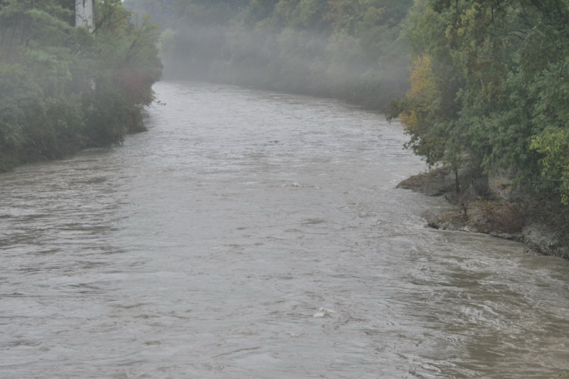 Heavy Rains Cause Rivers To Overflow, Bergamo, Italy - 24 Oct 2023