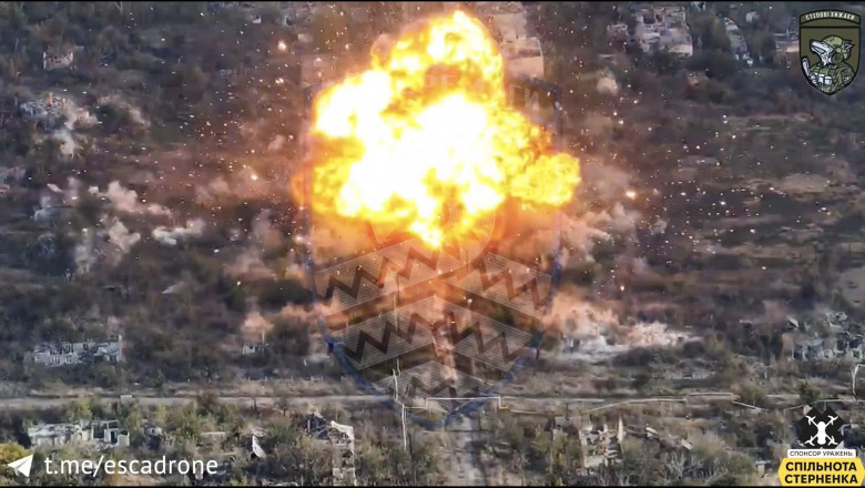 explozie puternica pe front in ucraina