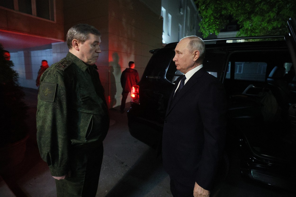 După atacul ucrainean cu rachete ATACMS, Putin s-a dus la Rostov și l-a scos la raport pe Gherasimov