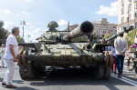 Exhibition of destroyed Russian military equipment in Kyiv, Ukraine - 24 Aug 2023