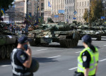 Captured Russian Military Vehicles Displayed Ahead Of Independence Day Celebrations In Kyiv, Amid Russia's Invasion Of Ukraine - 23 Aug 2023