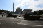 Captured Russian Military Vehicles Displayed Ahead Of Independence Day Celebrations In Kyiv, Amid Russia's Invasion Of Ukraine - 23 Aug 2023