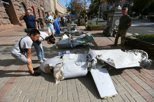 Captured Russian Military Vehicles Displayed Ahead Of Independence Day Celebrations In Kyiv, Amid Russia's Invasion Of Ukraine - 23 Aug 2023