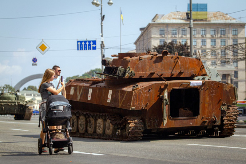 Destroyed Russian Equipment On Display - Kyiv