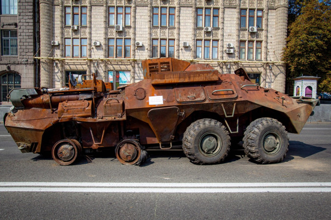 Destroyed Russian Equipment On Display - Kyiv