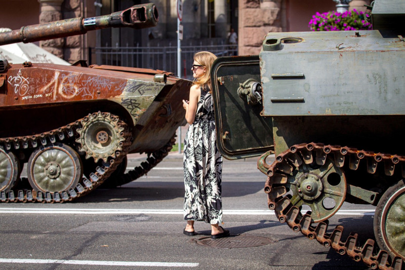 Destroyed Russian Equipment On Display - Kyiv