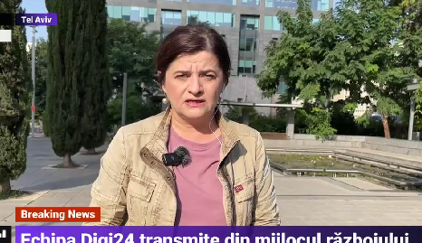Corespondență Digi24 din mijlocul războiului în Israel. Transmisiune din locul unde se strâng familiile celor răpiți de Hamas