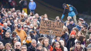protest taxează bogătașii la paris
