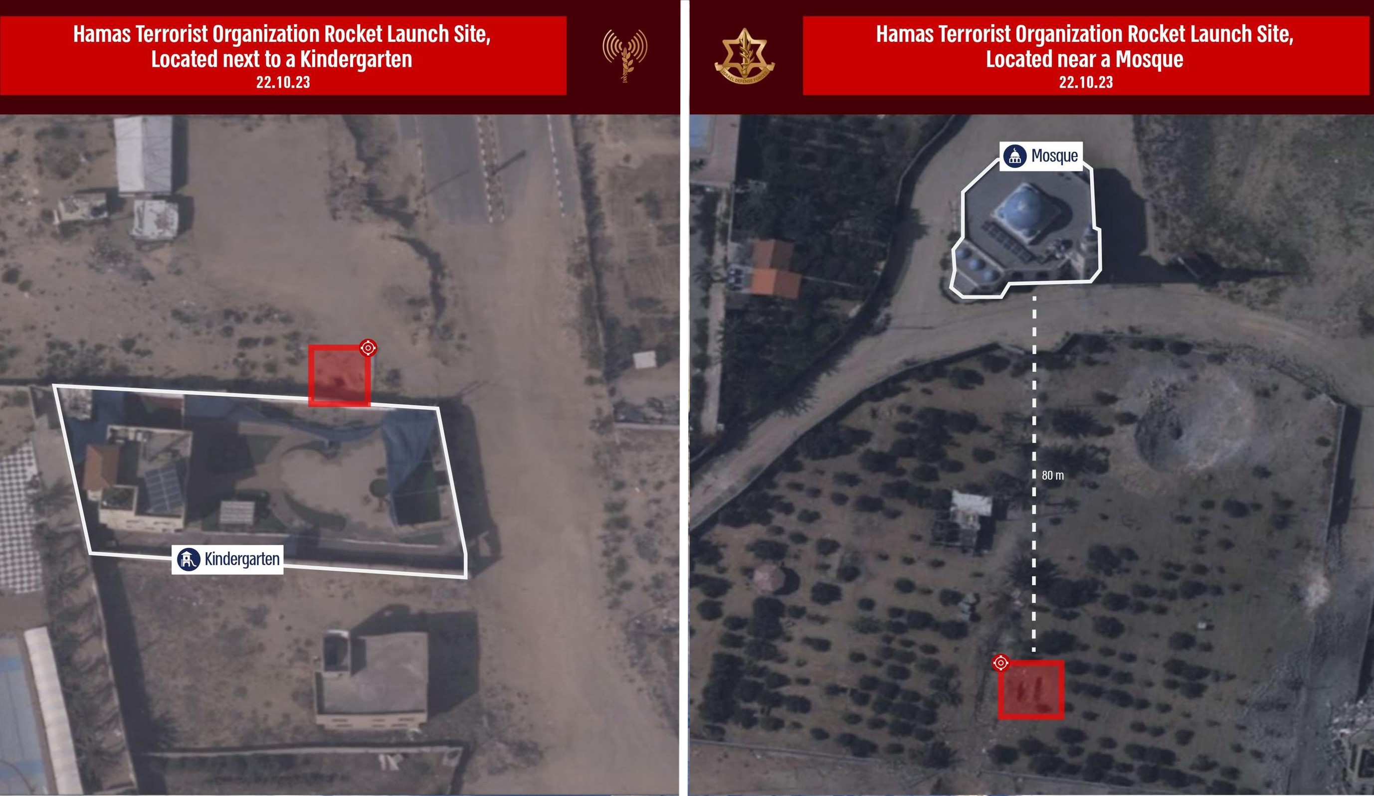 Israel acuză Hamas că își camuflează lansatoarele de rachete lângă școli și grădinițe