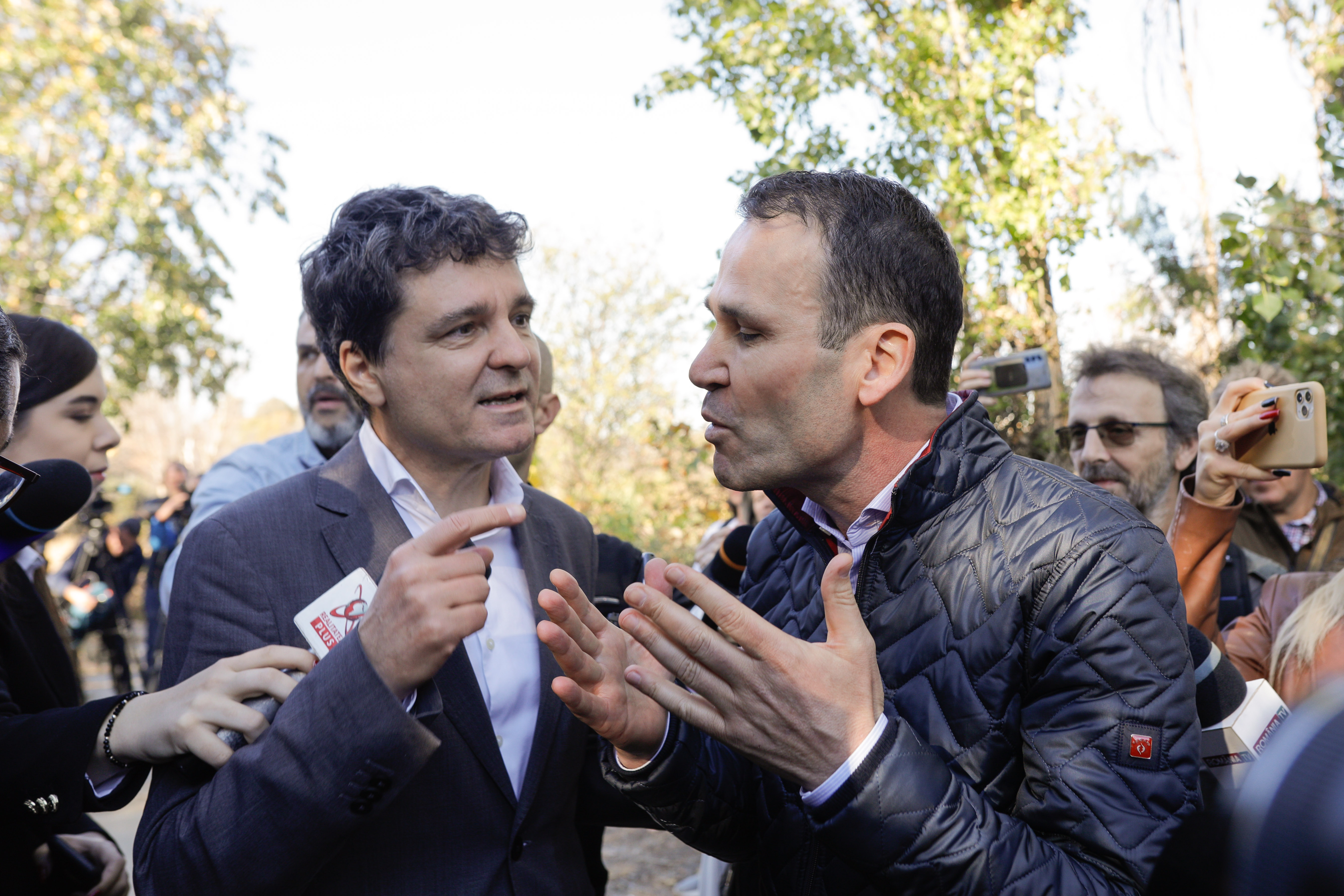 VIDEO. Scandal între primarii din București. Robert Negoiță s-a dus peste Nicușor Dan în conferința de presă despre parcul IOR