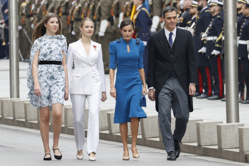 LA PRINCESA DE ASTURIAS ACUDE AL CONGRESO EN UNA DE SUS CITAS MAS IMPORTANTES COMO HEREDERA AL TRONO