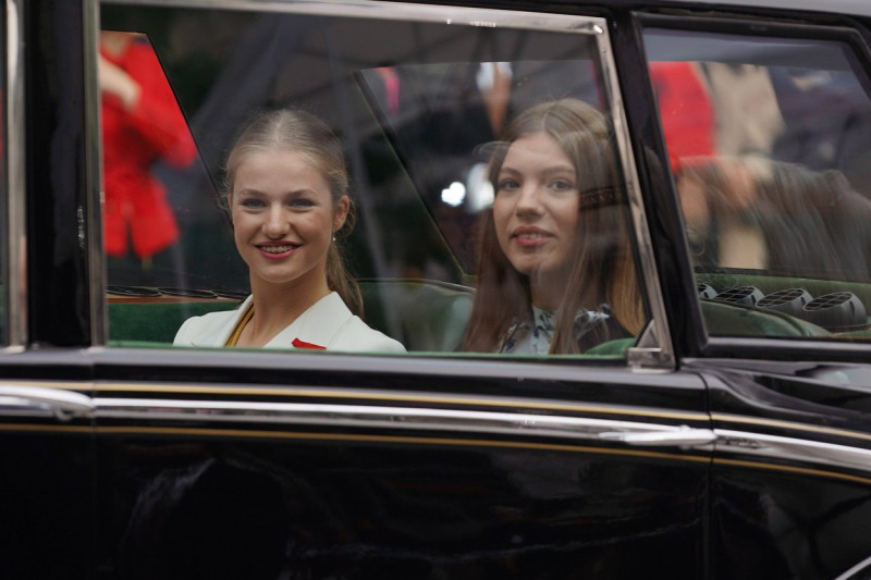 Princess of Asturias Leonor de Borbon during Constitution Pledge (Jura de la Constitucion) ceremony in Madrid on Tuesday, 31 October 2023