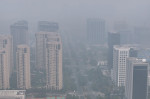 Buildings Loom Under Heavy Fog in Nanjing, China - 27 Oct 2023