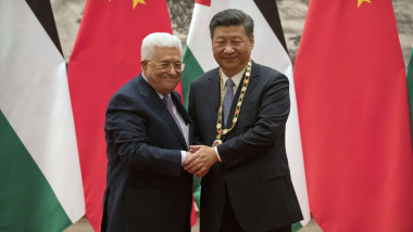 Mahmoud Abbas și Xi Jinping