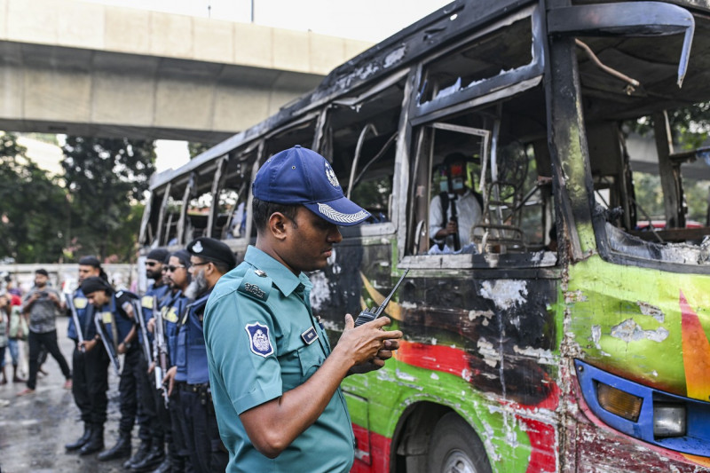 Countrywide Blockade In Bangladesh, Dhaka - 31 Oct 2023
