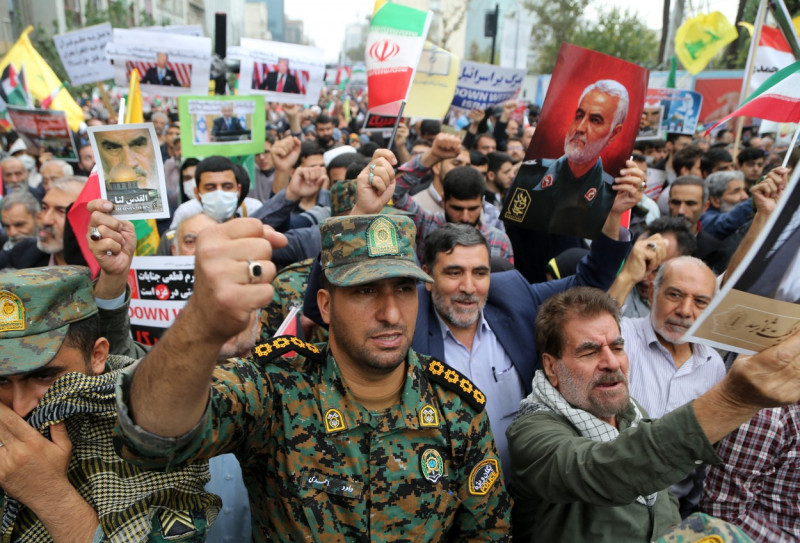Protest against USA in Iran