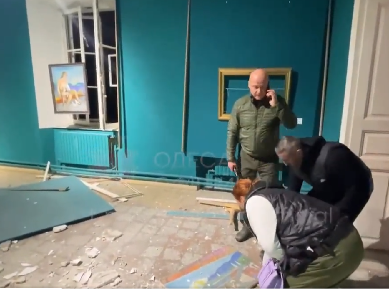 Rușii au atacat Odesa, cinci oameni au fost răniți. O rachetă a avariat clădirea Muzeului de Artă