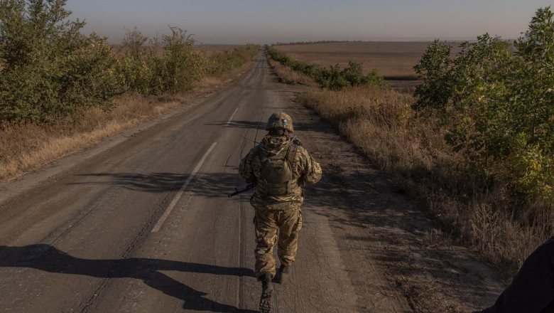 soldat pe front in ucraina