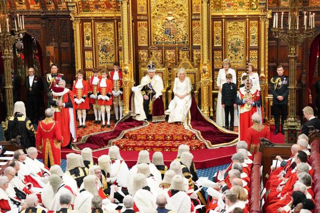 State Opening of Parliament in London, UK.